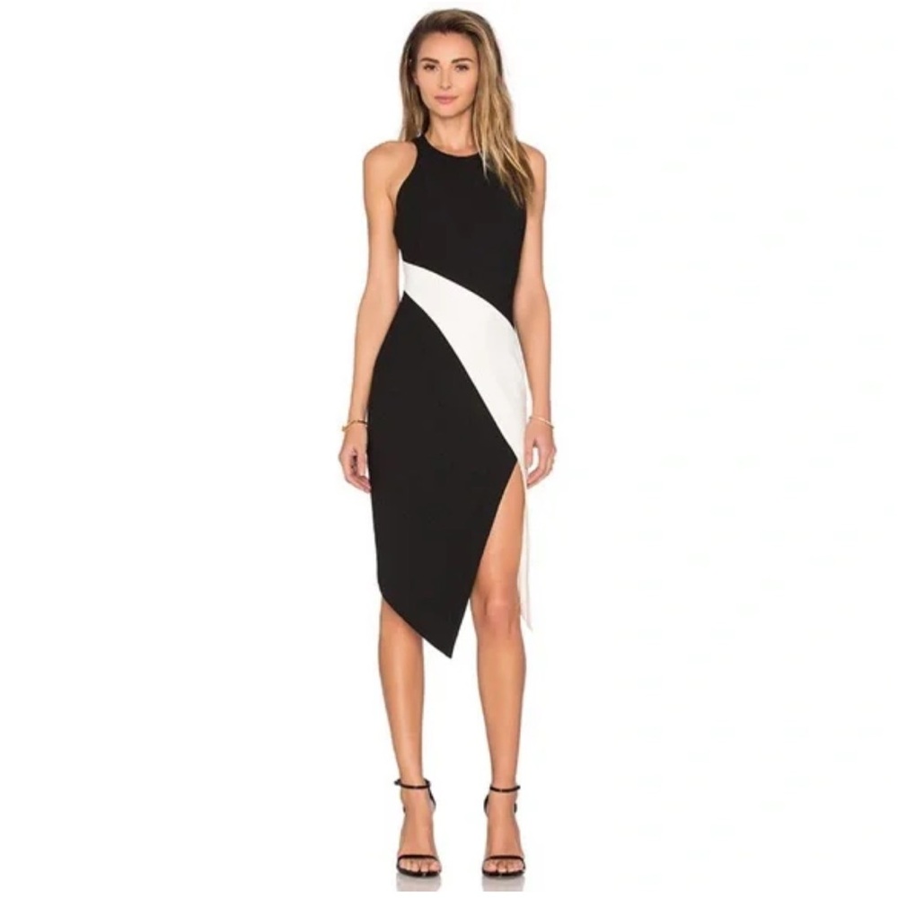 Black and White Women's Dress